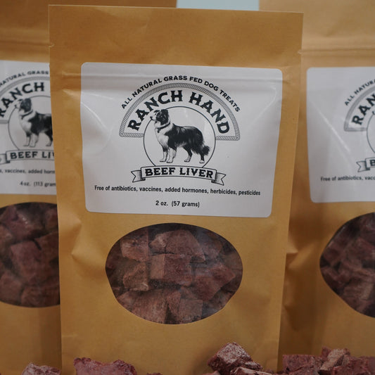 Ranch Hand Grass Fed Beef Liver Dog Treats